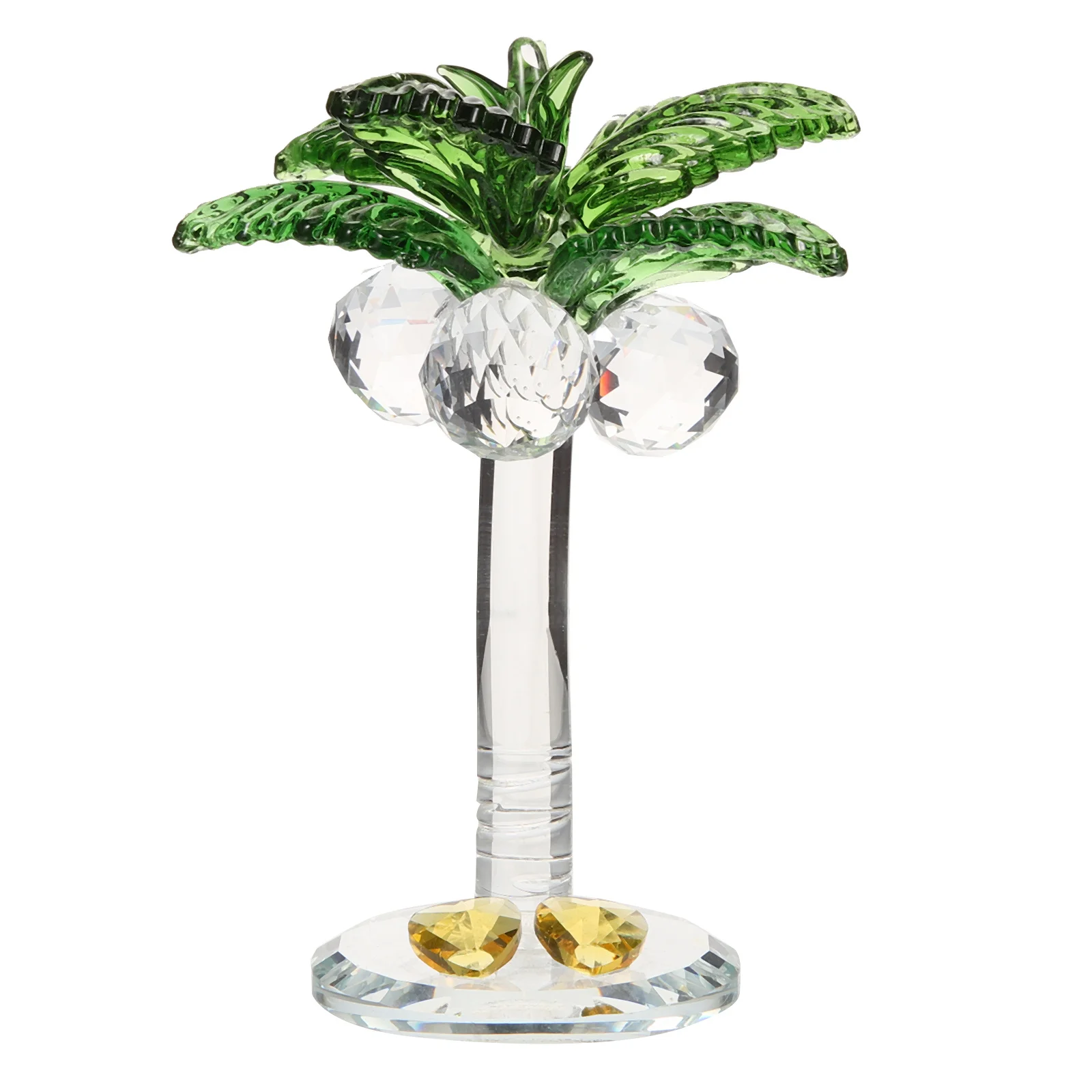 Crystal Coconuts Tree Decorative Ornament White Crystal Desktop Craft Elegant Table Centerpiece Home Decor Accent
Crystal Coconuts Tree Decorative Ornament White Crystal Desktop Craft Elegant Table Centerpiece Home Decor Accent