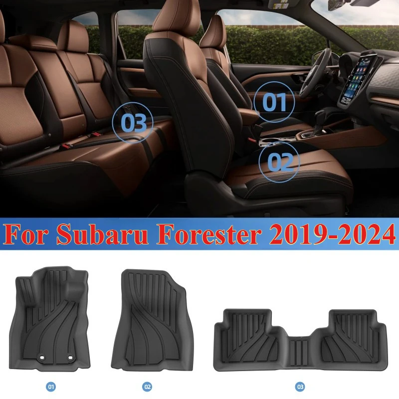 3PCS for Subaru Forester 2019-2024 Car Floor Mats Protective Mat Auto Accessories Foot Pad Only Fit Left Rudder
3PCS for Subaru Forester 2019-2024 Car Floor Mats Protective Mat Auto Accessories Foot Pad Only Fit Left Rudder