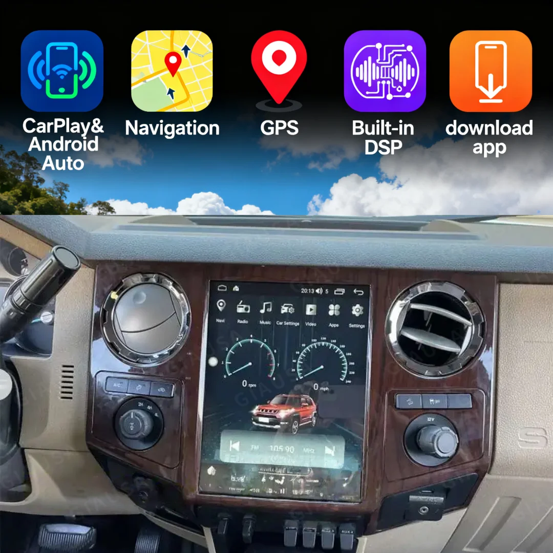Для Ford F250 F350 F450 F650 2008-2016: автомагнитола CarPlay Android, стереоресивер, мультимедийный плеер, GPS-навигатор, головное устройство
Для Ford F250 F350 F450 F650 2008-2016: автомагнитола CarPlay Android, стереоресивер, мультимедийный плеер, GPS-навигатор, головное устройство