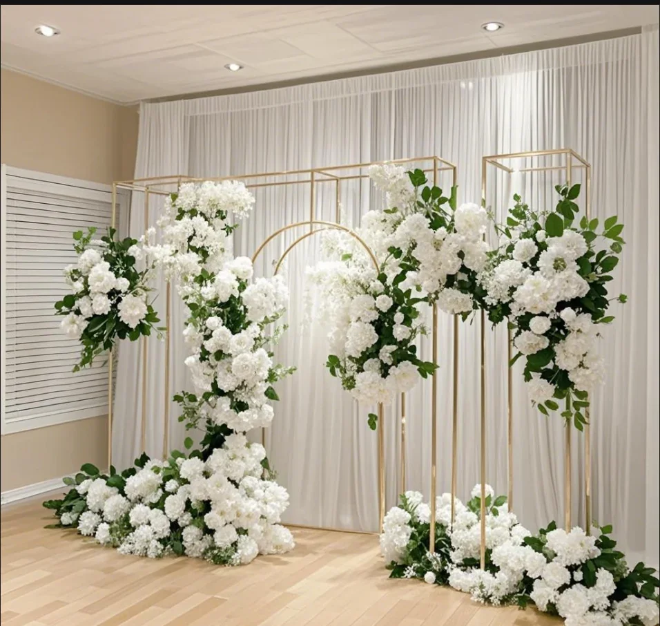 3pcs) Gold Wedding Decorations, Back Drop Stand, Backdrop Stand, Metal Arch Backdrop Stand, Suitable for All Kinds of Celebratio
3pcs) Gold Wedding Decorations, Back Drop Stand, Backdrop Stand, Metal Arch Backdrop Stand, Suitable for All Kinds of Celebratio