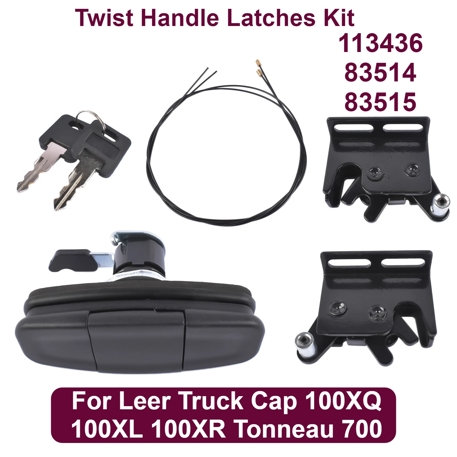 Комплект защелок с поворотной ручкой для кепки для грузовика Leer 100XQ 100XL 100XR Tonneau 700 113436, 83514, 83515
Комплект защелок с поворотной ручкой для кепки для грузовика Leer 100XQ 100XL 100XR Tonneau 700 113436, 83514, 83515