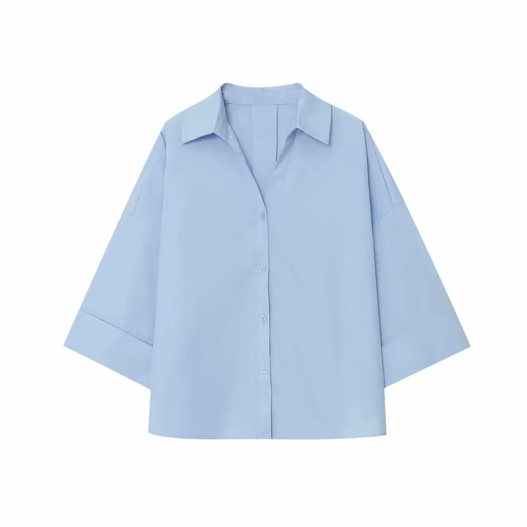 2025 AZRAF Fashion Spring New Style Tongle Style V-Neck Casual Shirt Chic Button Loose Short Sleeve Top Blouses Mujer
2025 AZRAF Fashion Spring New Style Tongle Style V-Neck Casual Shirt Chic Button Loose Short Sleeve Top Blouses Mujer