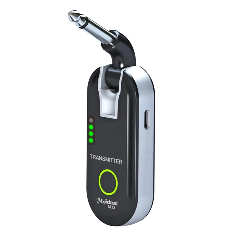 A39Q-NEW M33 2.4GHZ Wireless Guitar System Rechargeable Audio Transmitter Receiver 50M Transmission Life Real-Time Transmiss
A39Q-NEW M33 2.4GHZ Wireless Guitar System Rechargeable Audio Transmitter Receiver 50M Transmission Life Real-Time Transmiss