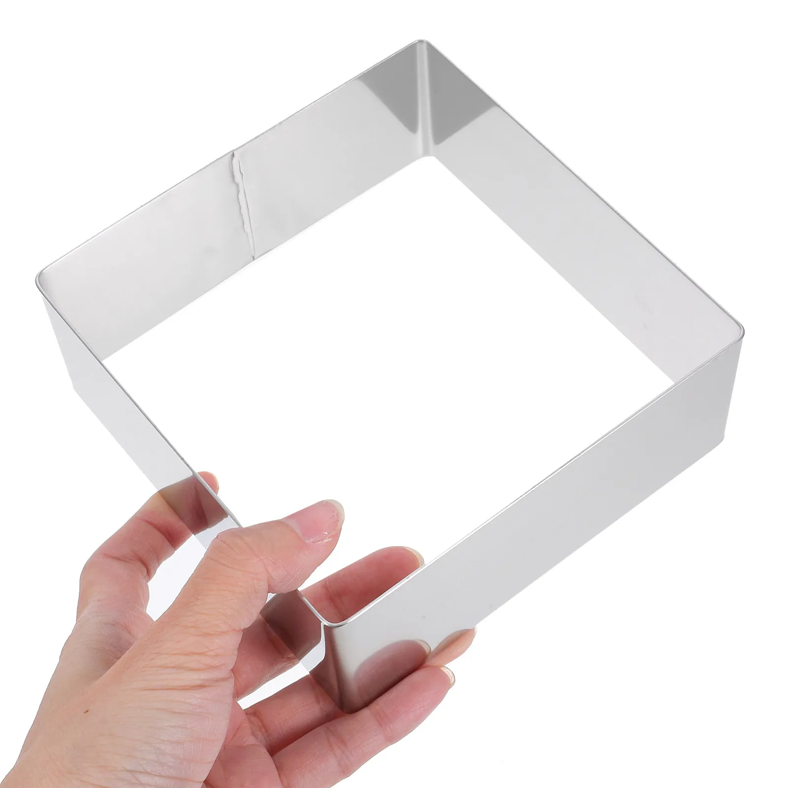 Square Stainless Steel Cake Ring 7 Inch Reusable Non-Stick Mould for Baking Pastry DIY Cooking Mousse Dessert Tools
Square Stainless Steel Cake Ring 7 Inch Reusable Non-Stick Mould for Baking Pastry DIY Cooking Mousse Dessert Tools