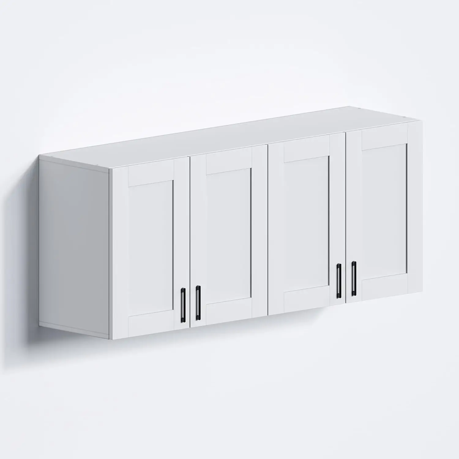 White Laundry Room Cabinets with 4 Doors, Adjustable Shelf, Wall Mounted Storage for Kitchen and Pantry Organizers
White Laundry Room Cabinets with 4 Doors, Adjustable Shelf, Wall Mounted Storage for Kitchen and Pantry Organizers