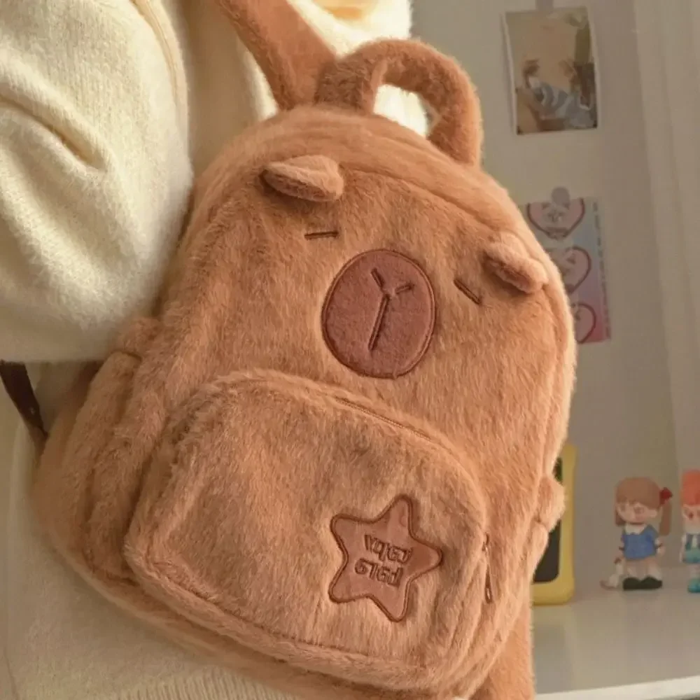 Kawaii капибара плюшевый рюкзак для женщин универсальный мультфильм забавная сумка через плечо Capibala сумка-тоут большой емкости мини-рюкзак
Kawaii капибара плюшевый рюкзак для женщин универсальный мультфильм забавная сумка через плечо Capibala сумка-тоут большой емкости мини-рюкзак