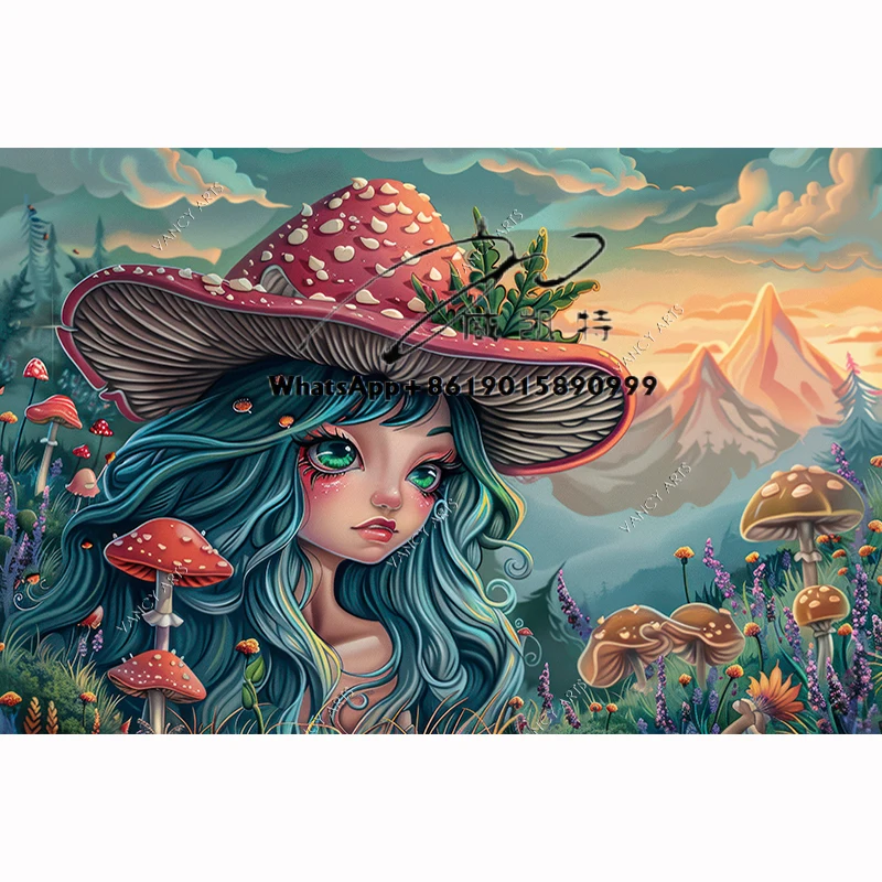 VANCY ARTS Creative Customized Personalized DIY Mushroom Girl Square Diamond Painting Kit 5D Diamond Art Set
VANCY ARTS Creative Customized Personalized DIY Mushroom Girl Square Diamond Painting Kit 5D Diamond Art Set