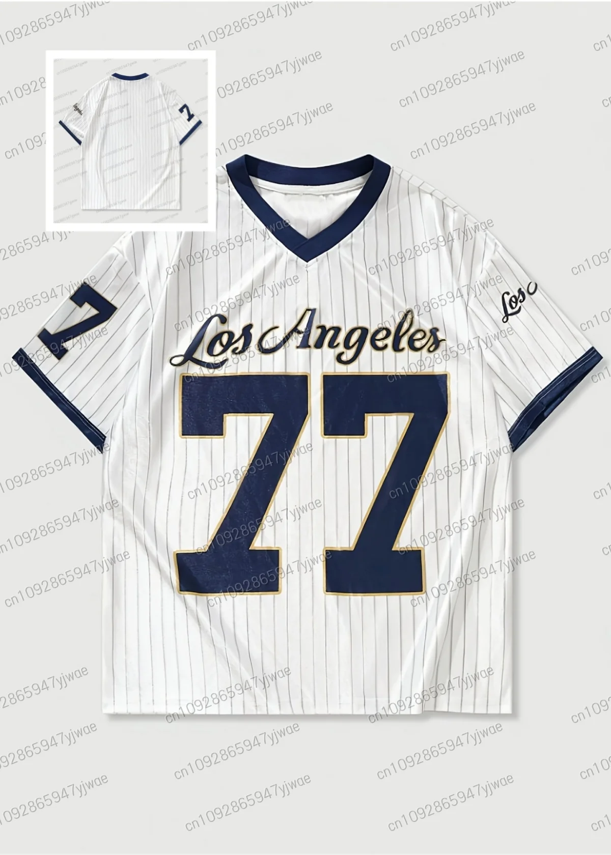 Women Los Angeles Number 77 Print V-Neck lady Short Sleeve T-Shirt Summer Tee Baseball Jerseys Stripe Oversized Sport T-Shirt
Women Los Angeles Number 77 Print V-Neck lady Short Sleeve T-Shirt Summer Tee Baseball Jerseys Stripe Oversized Sport T-Shirt