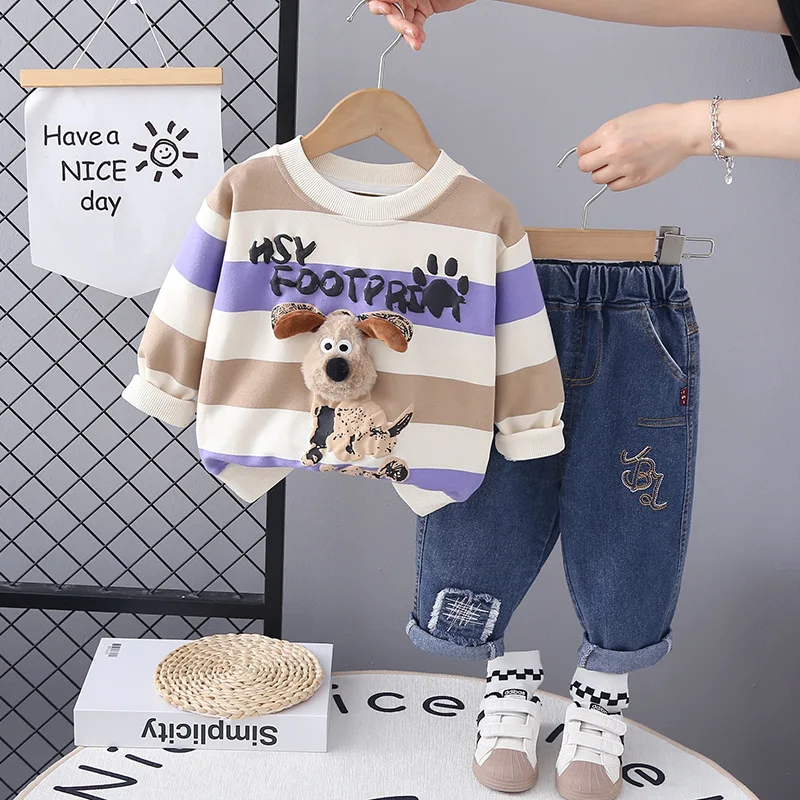 Toddler Boys Fall Outfits 2024 Autumn Baby Boy Clothes 1 to 5 Year Casual Long Sleeve T-shirts and Pants for Kids Girls Suit Set
Toddler Boys Fall Outfits 2024 Autumn Baby Boy Clothes 1 to 5 Year Casual Long Sleeve T-shirts and Pants for Kids Girls Suit Set