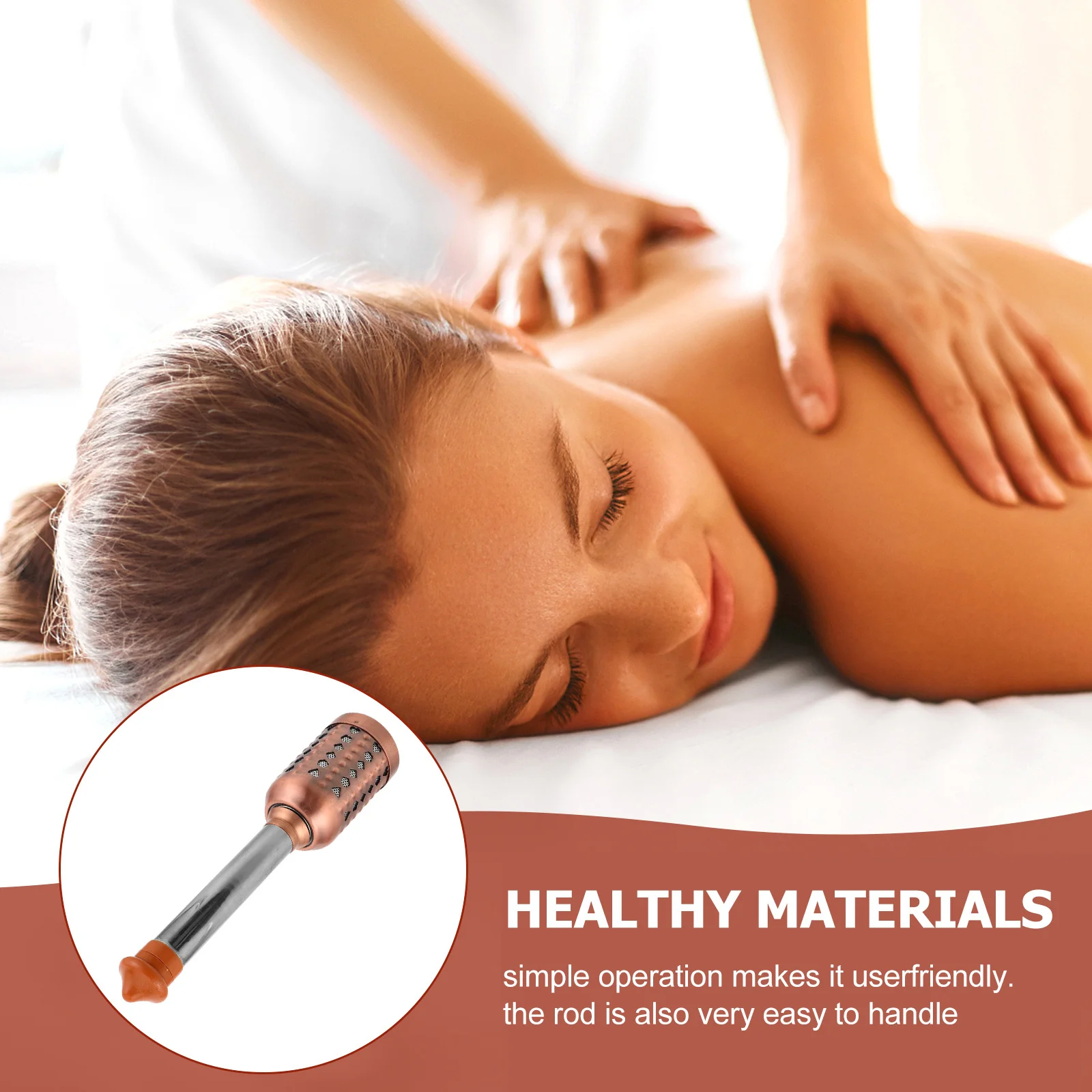 Бронзовый стержень для мокса-терапии, большой ручной инструмент для бездымной моксибустии, портативный массажер для тела для согревания акупунктурных точек
Бронзовый стержень для мокса-терапии, большой ручной инструмент для бездымной моксибустии, портативный массажер для тела для согревания акупунктурных точек