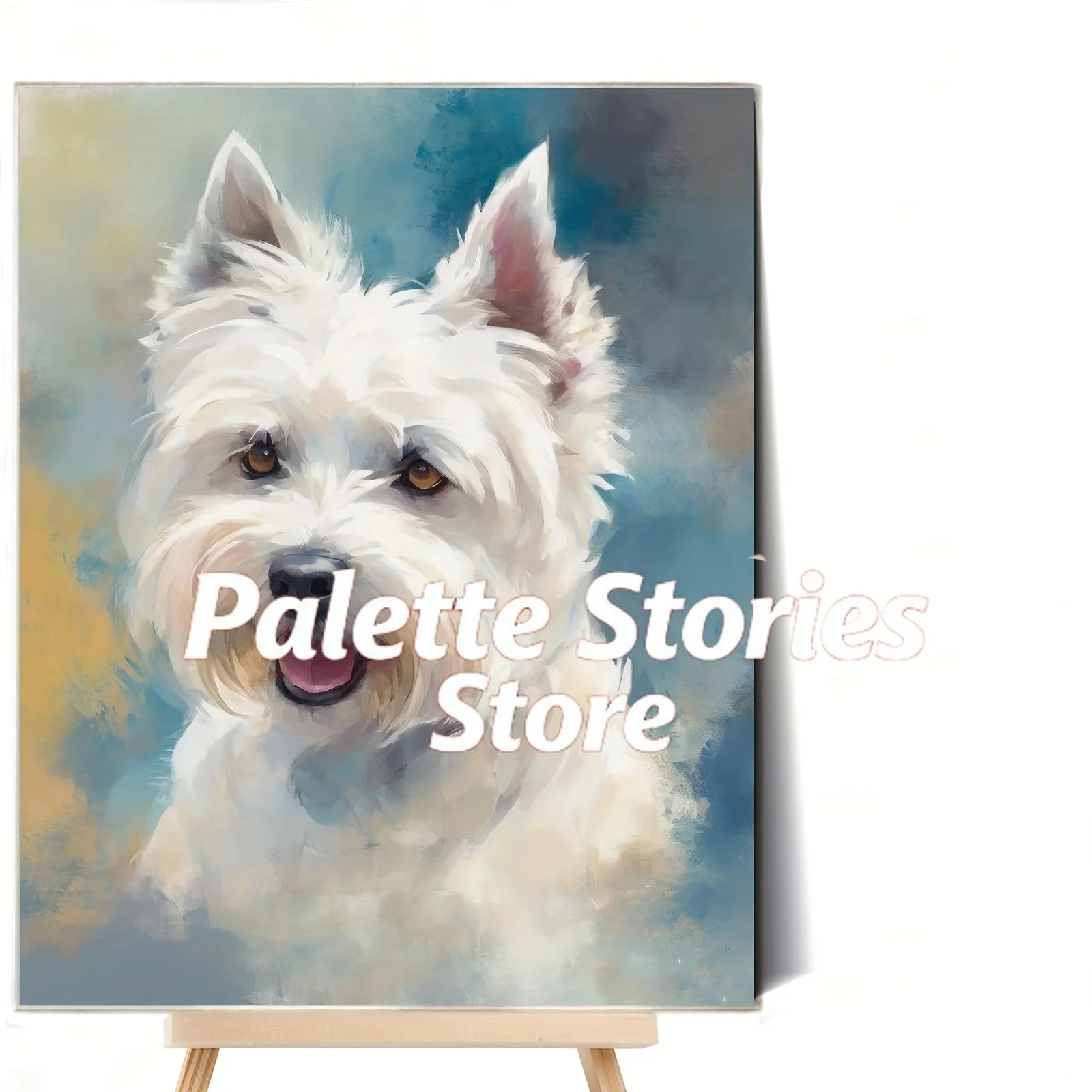 1pc West Highland White Terrier (Westie) Dog by Numbers Kit for s & - Complete DIY with Pre-Printed Numbered Canvas, Paints & Br
1pc West Highland White Terrier (Westie) Dog by Numbers Kit for s & - Complete DIY with Pre-Printed Numbered Canvas, Paints & Br