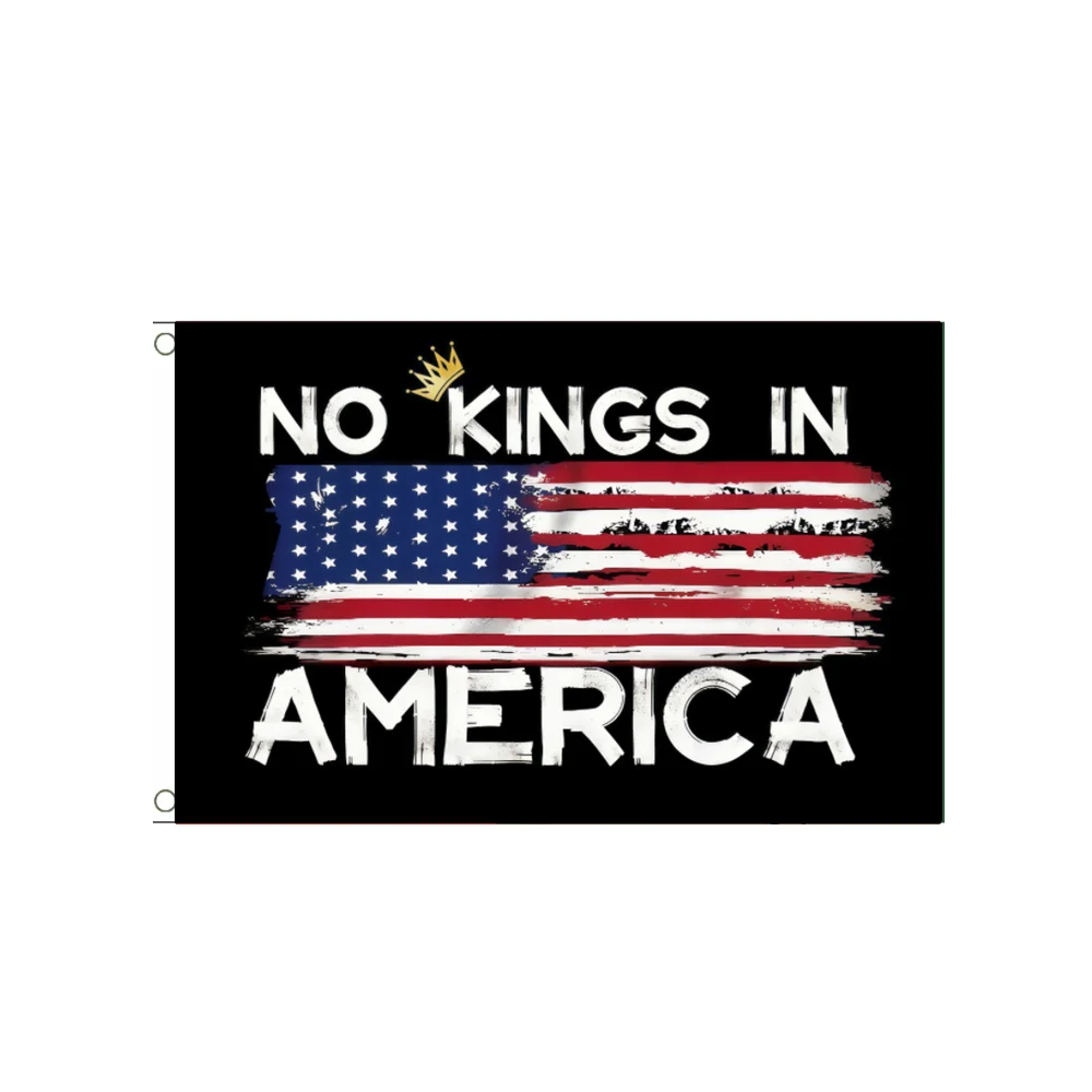 Vintage No Kings In America Flag 3x5ft 2x3ft American Patriotic Political Flag with Brass Grommets Outdoor Garden Banner Decor
Vintage No Kings In America Flag 3x5ft 2x3ft American Patriotic Political Flag with Brass Grommets Outdoor Garden Banner Decor