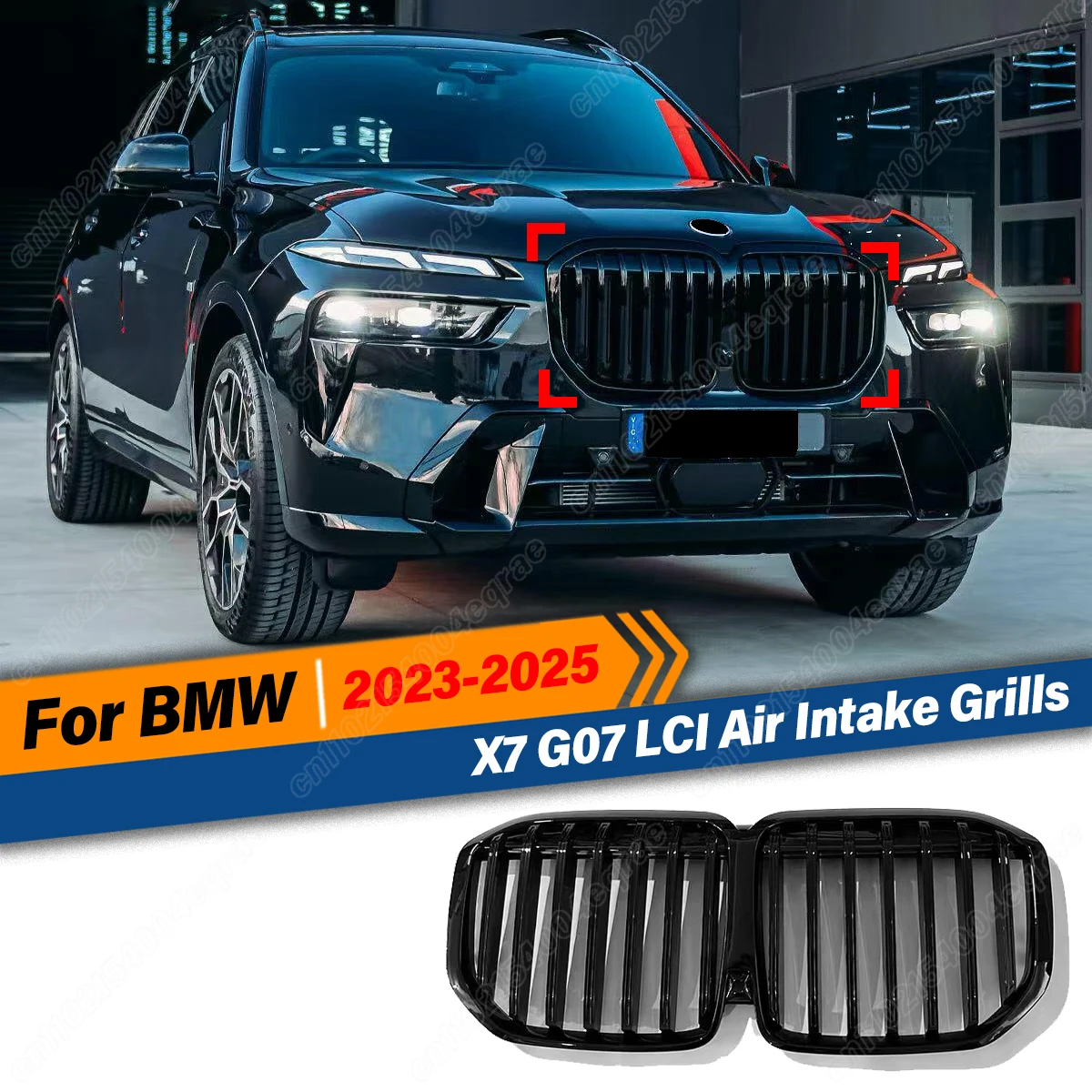For BMW X7 G07 LCI 2023 2024 2025 Front Hood Bumper Racing Sport Style Radiator Grills Air Intake Grills Car Accessories BodyKit
For BMW X7 G07 LCI 2023 2024 2025 Front Hood Bumper Racing Sport Style Radiator Grills Air Intake Grills Car Accessories BodyKit