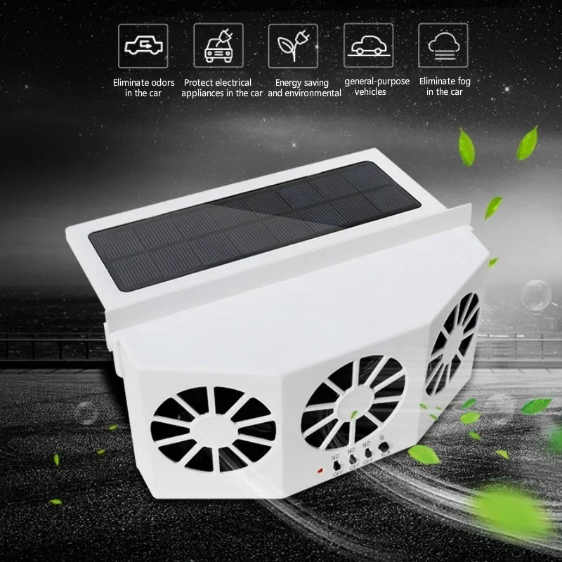 New Solar Powered Car Cooler Window Radiator Exhaust Fan Auto Air Vent Radiator Fan Ventilation Radiator Cooling System for Car 
New Solar Powered Car Cooler Window Radiator Exhaust Fan Auto Air Vent Radiator Fan Ventilation Radiator Cooling System for Car