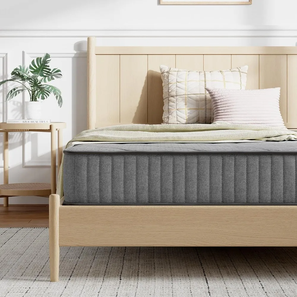 Full Size Mattress 6 Inch, Hybrid Mattress Full in a Box with Steel Coils & Gel Memory Foam for Pressure Relief
Full Size Mattress 6 Inch, Hybrid Mattress Full in a Box with Steel Coils & Gel Memory Foam for Pressure Relief