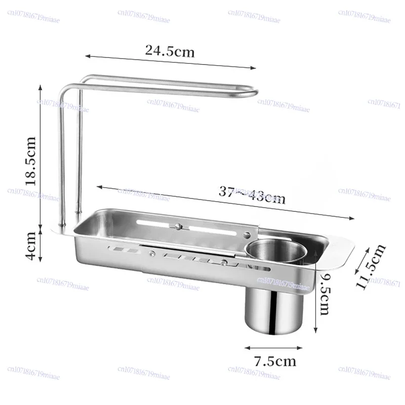 Kitchen Telescopic Storage Rack Sink Organizer Rack Telescopic Faucet Organizer Towel Sponge Storage Adjustable Storage Rack
Kitchen Telescopic Storage Rack Sink Organizer Rack Telescopic Faucet Organizer Towel Sponge Storage Adjustable Storage Rack