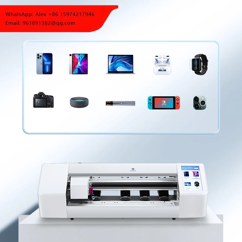 USAMS ZB229 High Quality Automatic Phone Tablets TPU Hydrogel Film Cut Plotter Screen Protector Cutting Machine
USAMS ZB229 High Quality Automatic Phone Tablets TPU Hydrogel Film Cut Plotter Screen Protector Cutting Machine