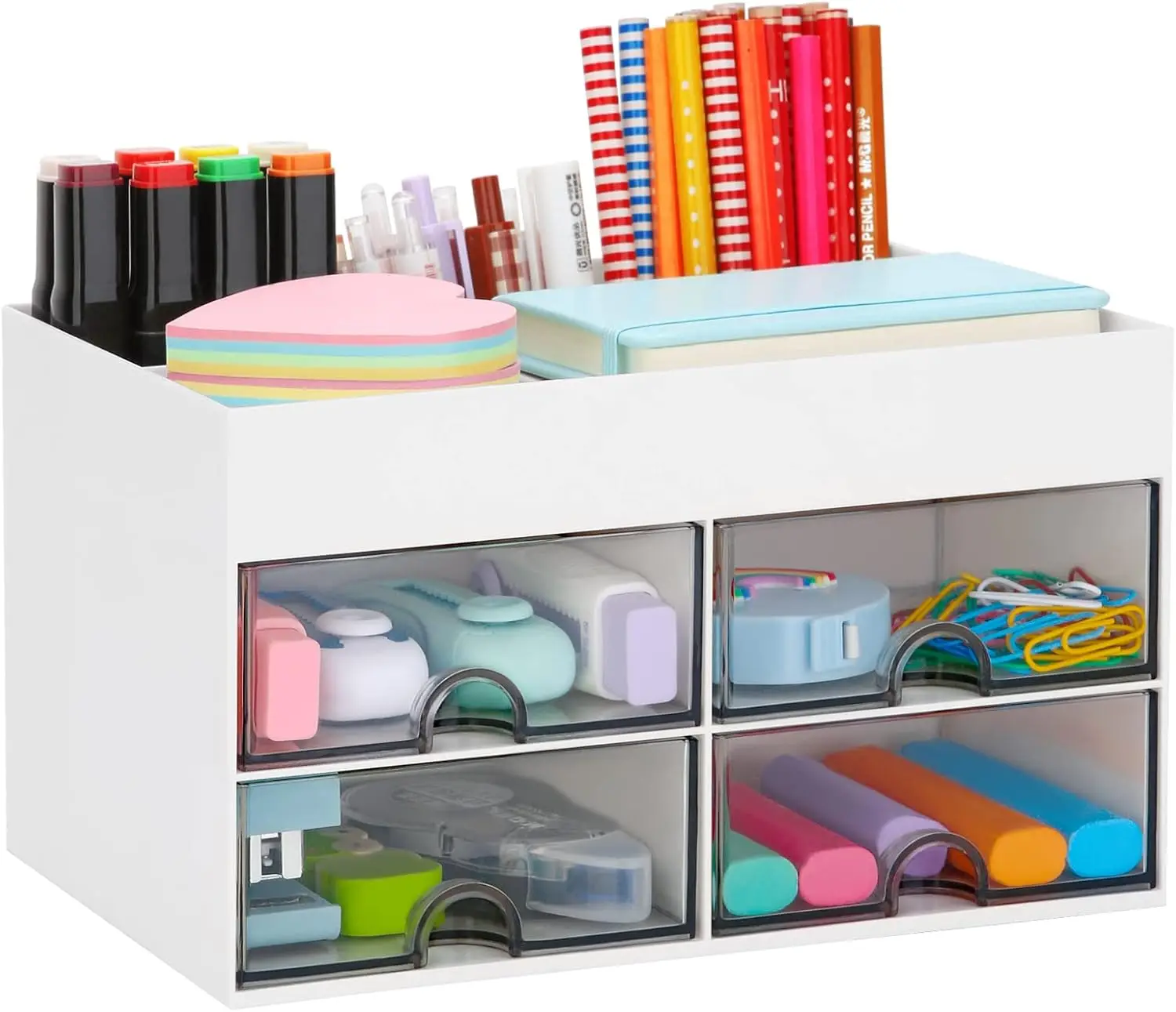 LETURE Desktop Organizer with Drawer, Accessories Stationary Organizer Desk Caddy, Pen/Pencil/Business Card/Sticky Note Tray/Paperclip Holder Storage Box (White)
LETURE Desktop Organizer with Drawer, Accessories Stationary Organizer Desk Caddy, Pen/Pencil/Business Card/Sticky Note Tray/Paperclip Holder Storage Box (White)