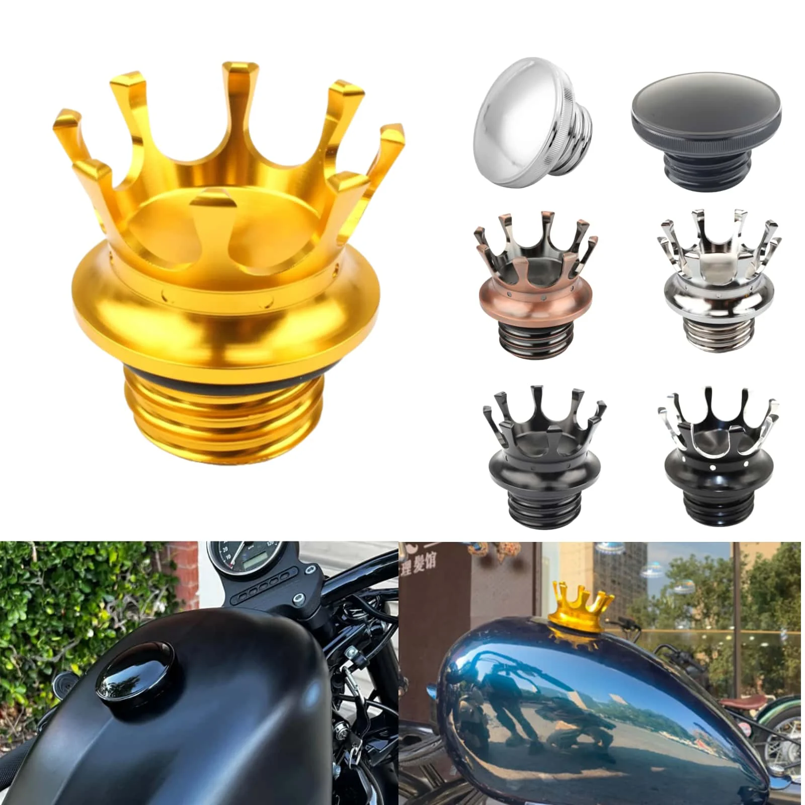 Motorcycle Gas Oil Fuel Tank Cap Cover Aluminum Vented For Harley Sportster 883 1200 Road King Dyna FLST 1996-18 Softail
Motorcycle Gas Oil Fuel Tank Cap Cover Aluminum Vented For Harley Sportster 883 1200 Road King Dyna FLST 1996-18 Softail