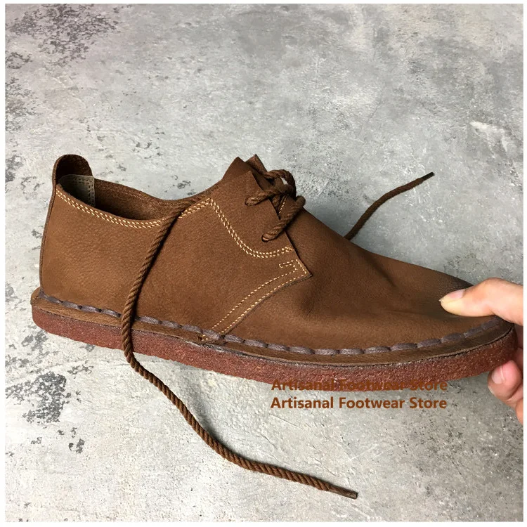 Thick-Soled Men's Leather Casual Shoes Round Toe Lace-Up Shoes Vintage Handmade Casual Oxford Shoes Soft Leather Men's Shoes
Thick-Soled Men's Leather Casual Shoes Round Toe Lace-Up Shoes Vintage Handmade Casual Oxford Shoes Soft Leather Men's Shoes