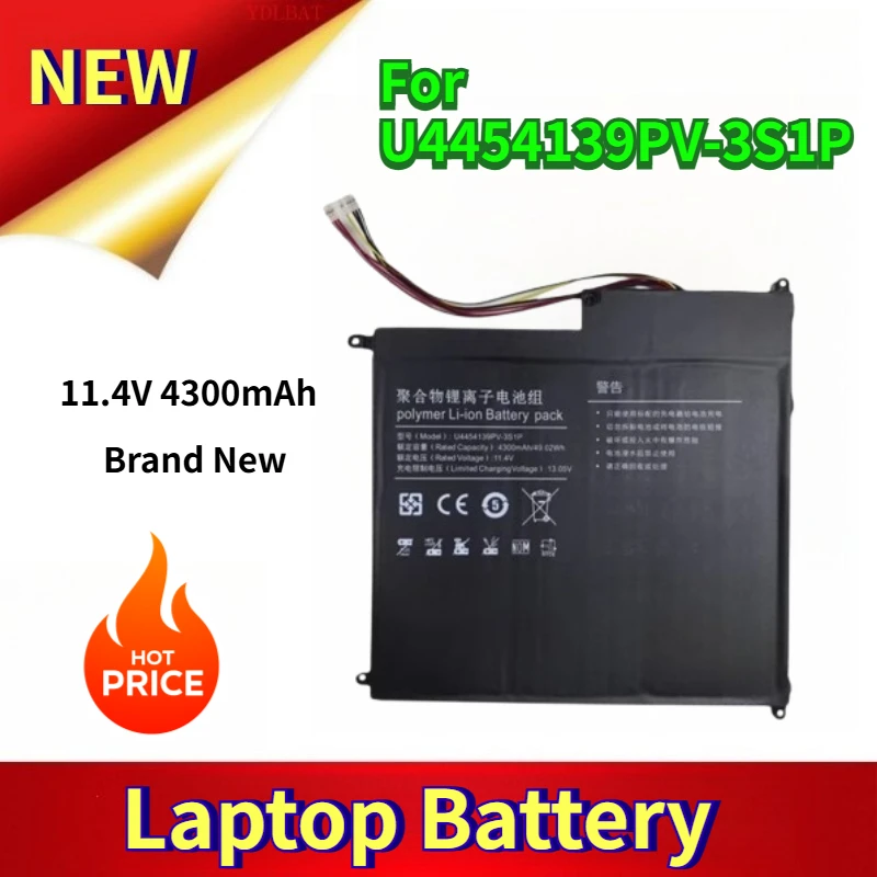 Brand New 11.4V 4300mAh Laptop Battery for U4454139PV-3S1P
Brand New 11.4V 4300mAh Laptop Battery for U4454139PV-3S1P