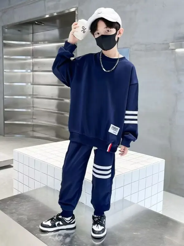 New Arrival Sport Suit for Boys Clothing Set Casual Hoodie Long Sleeve Tops Pant Clothes For Kids Outfits Tracksuit 2 Pcs
New Arrival Sport Suit for Boys Clothing Set Casual Hoodie Long Sleeve Tops Pant Clothes For Kids Outfits Tracksuit 2 Pcs