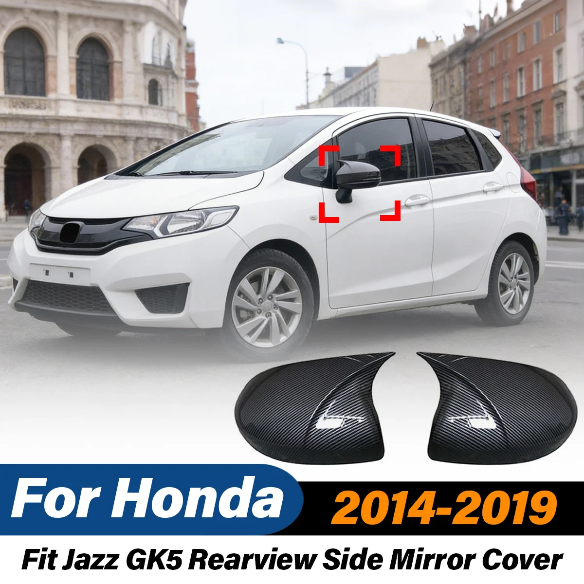 For Honda Fit Jazz GK5 2014 2015 2016 2017 2018 2019 Rearview Side Mirror Cover Cap with Turn Signal Hole Car Tuning Accessories
For Honda Fit Jazz GK5 2014 2015 2016 2017 2018 2019 Rearview Side Mirror Cover Cap with Turn Signal Hole Car Tuning Accessories