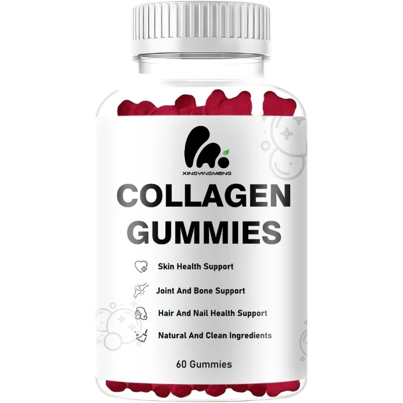 Type I, II, III, V, and X collagen peptide gummies, suitable for men and women, hair, skin, and nail health supplements
Type I, II, III, V, and X collagen peptide gummies, suitable for men and women, hair, skin, and nail health supplements