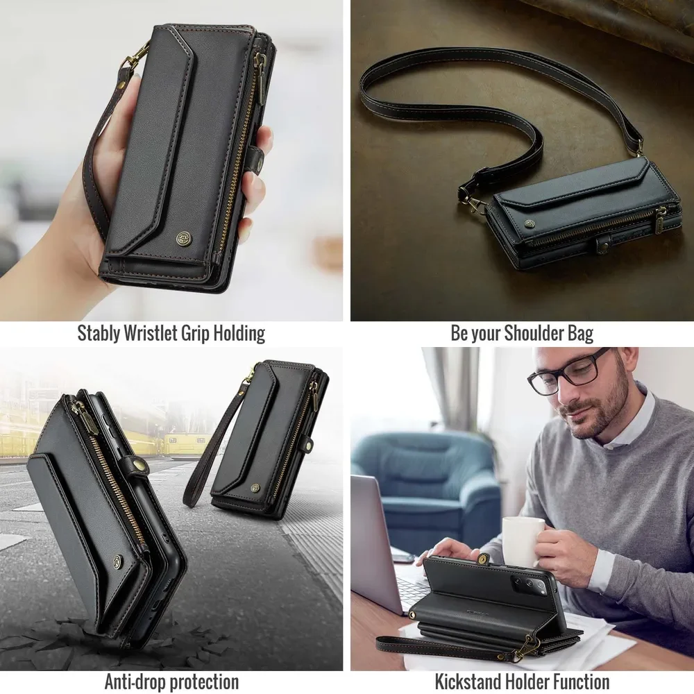 Leather Wallet Flip Case for Samsung Galaxy S20FE Crossbody Phone Luxury Wallet Stylish Fashionable Phone Protective Cover coque
Leather Wallet Flip Case for Samsung Galaxy S20FE Crossbody Phone Luxury Wallet Stylish Fashionable Phone Protective Cover coque
