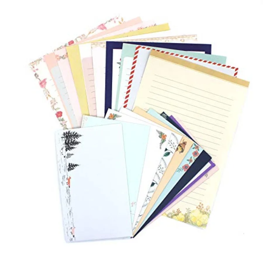 Stationary Paper and Envelopes Set, 90 PCS Stationary Set for Women Girls and Men Boys Cute Stationary Writing Stationery Paper
Stationary Paper and Envelopes Set, 90 PCS Stationary Set for Women Girls and Men Boys Cute Stationary Writing Stationery Paper