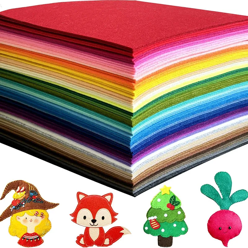 22-40Pcs Soft Felt Fabric Sheet Assorted Color Patchwork Sewing DIY Craft Squares Nonwoven 1mm Thick Handmade Fabric Weaving
22-40Pcs Soft Felt Fabric Sheet Assorted Color Patchwork Sewing DIY Craft Squares Nonwoven 1mm Thick Handmade Fabric Weaving