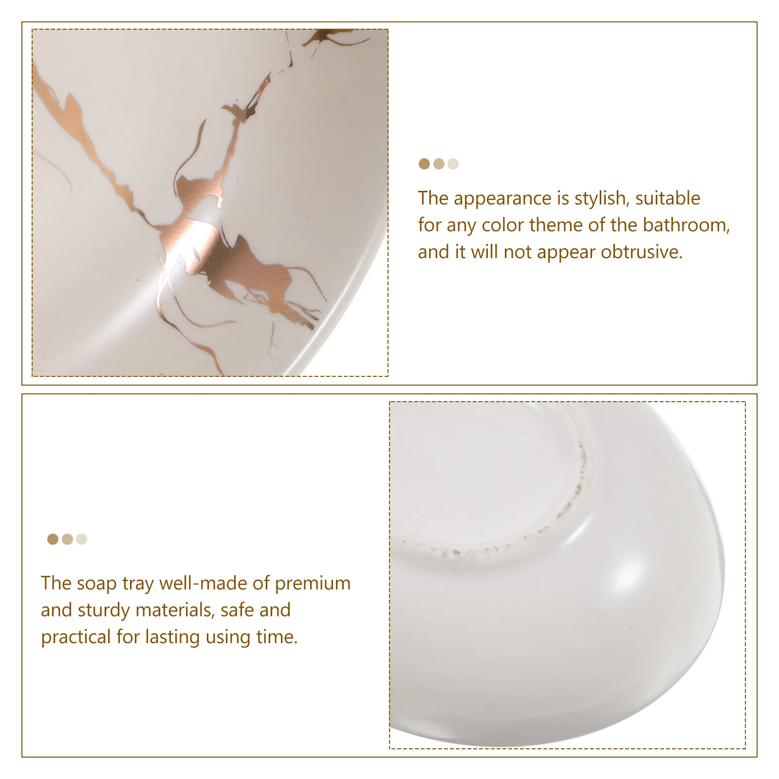 Ceramic Bar Soap Dish Marbled Finish Non-Scratch Surface for Bathroom Sink Shower Bathtub Kitchen Use Decorative Soap Holder
Ceramic Bar Soap Dish Marbled Finish Non-Scratch Surface for Bathroom Sink Shower Bathtub Kitchen Use Decorative Soap Holder