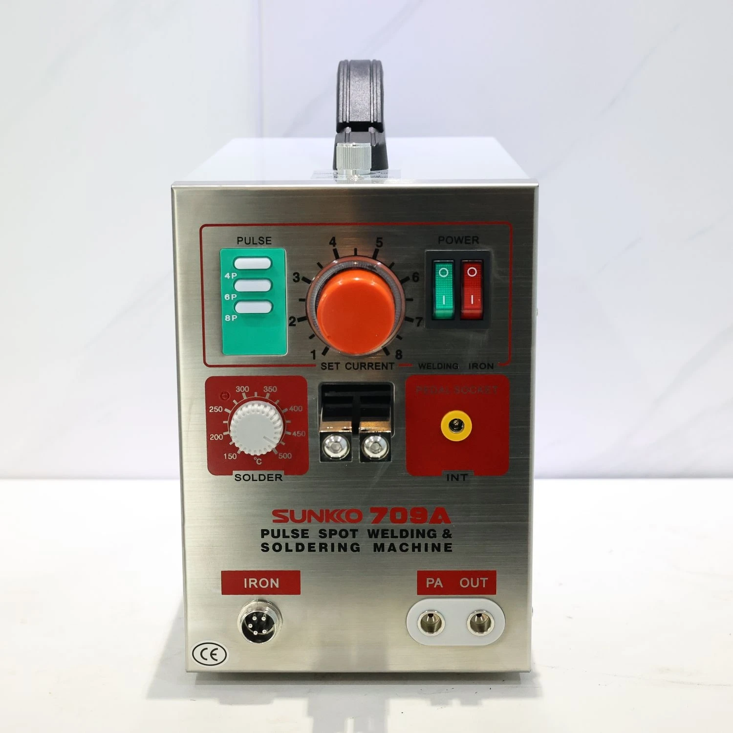 SUNKKO 709A spot weldingmachine fixed welding + welding pen +soldering iron 3 in 1
SUNKKO 709A spot weldingmachine fixed welding + welding pen +soldering iron 3 in 1