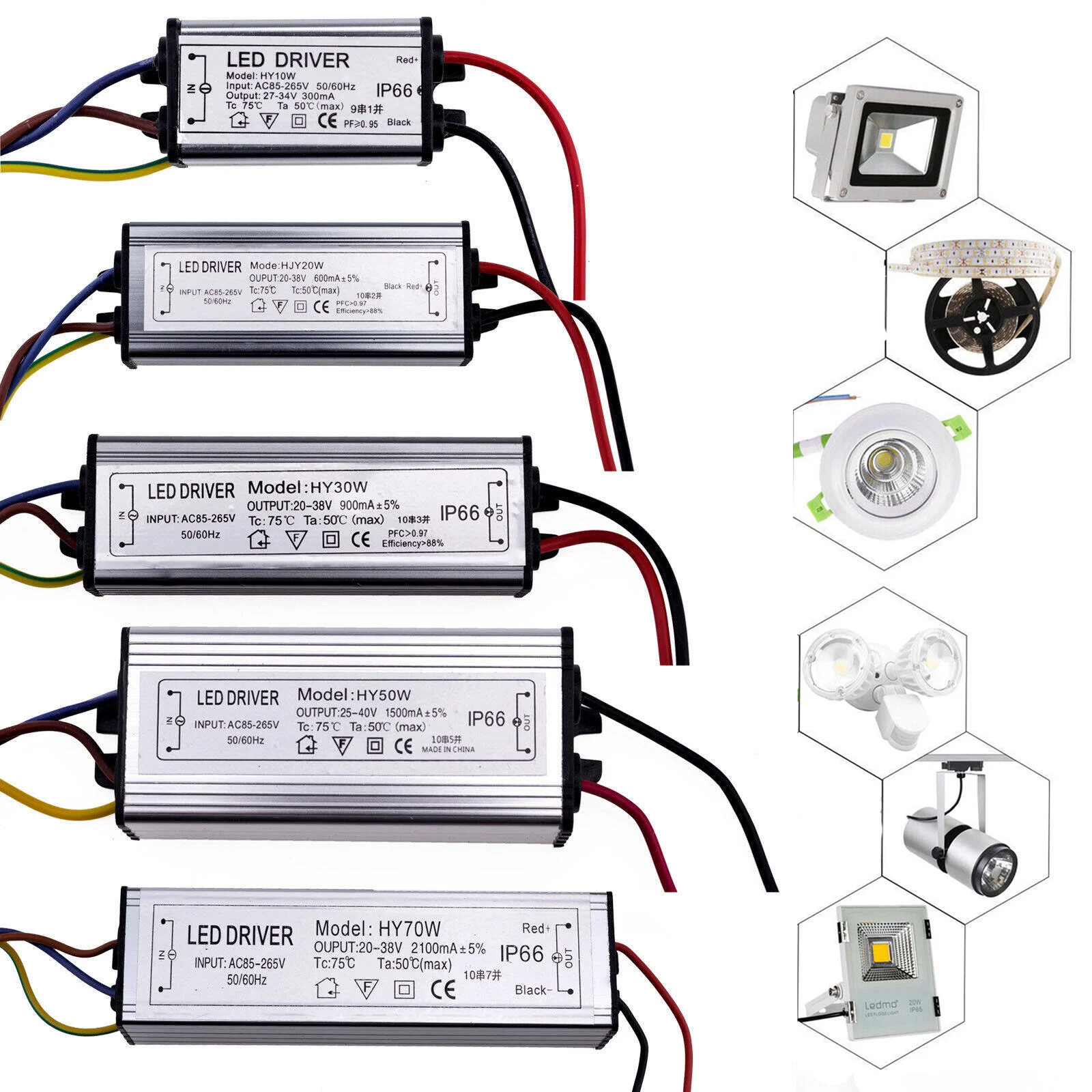 Led Driver Power Supply Transformer Waterproof Adapter Dc20-dc38v Ac110v Ac220v 300ma-3000ma 10w 20w 30w 50w 70w 100w Electronic
Led Driver Power Supply Transformer Waterproof Adapter Dc20-dc38v Ac110v Ac220v 300ma-3000ma 10w 20w 30w 50w 70w 100w Electronic