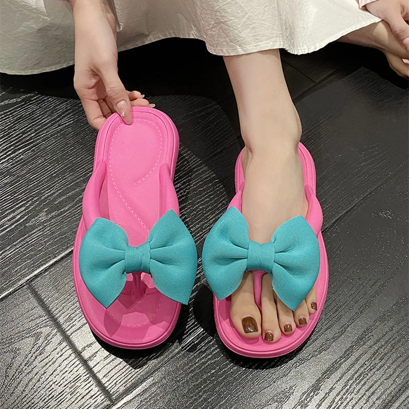 Slippers eva deodorant thick-soled slippers step on shit soft slippers household beach bow flip-flops
Slippers eva deodorant thick-soled slippers step on shit soft slippers household beach bow flip-flops