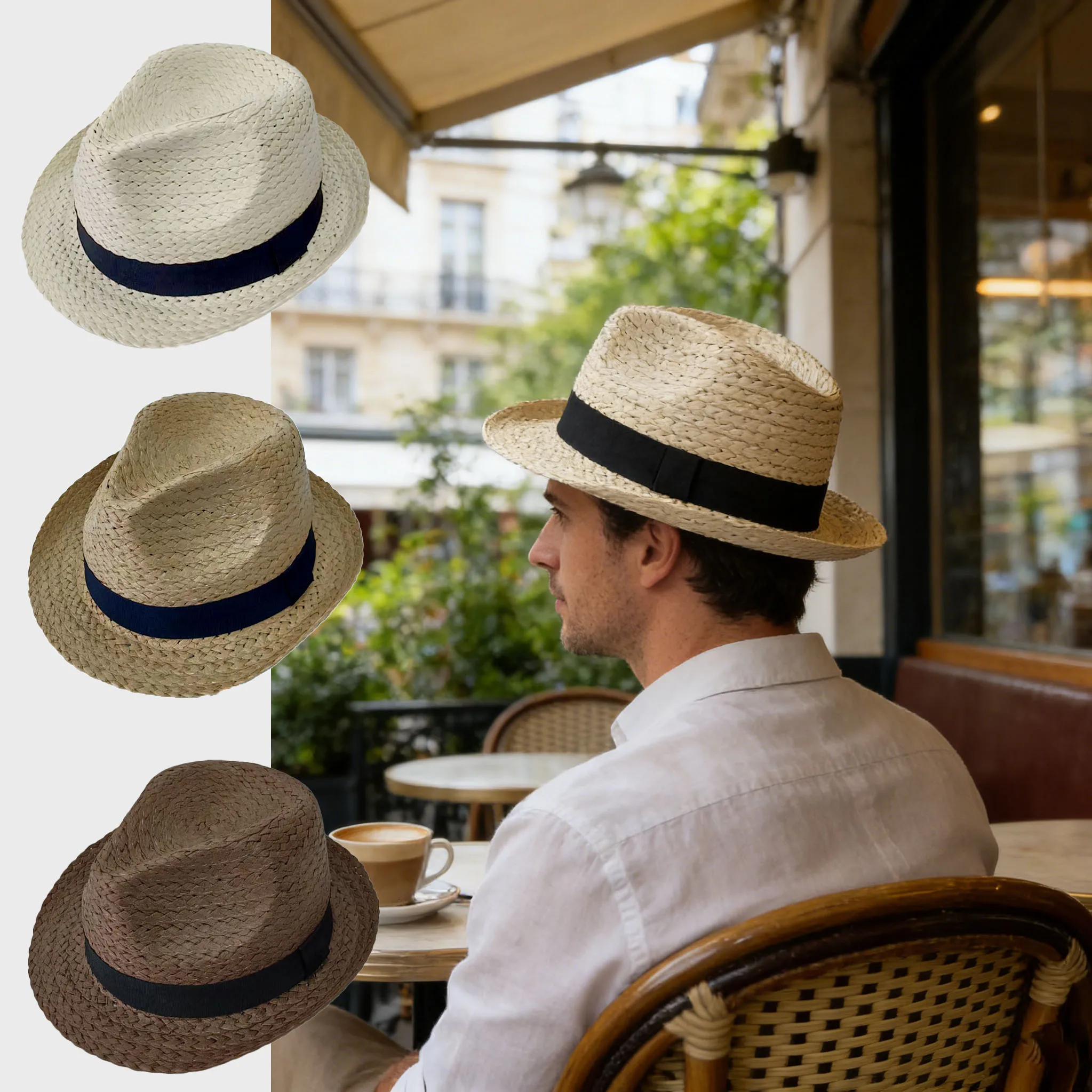 Spring & Summer New Arrival Cuffed Brim Fedora / Casual Round Top Short Brim Derby / Woven Straw Sun Protection Outdoor Hat
Spring & Summer New Arrival Cuffed Brim Fedora / Casual Round Top Short Brim Derby / Woven Straw Sun Protection Outdoor Hat