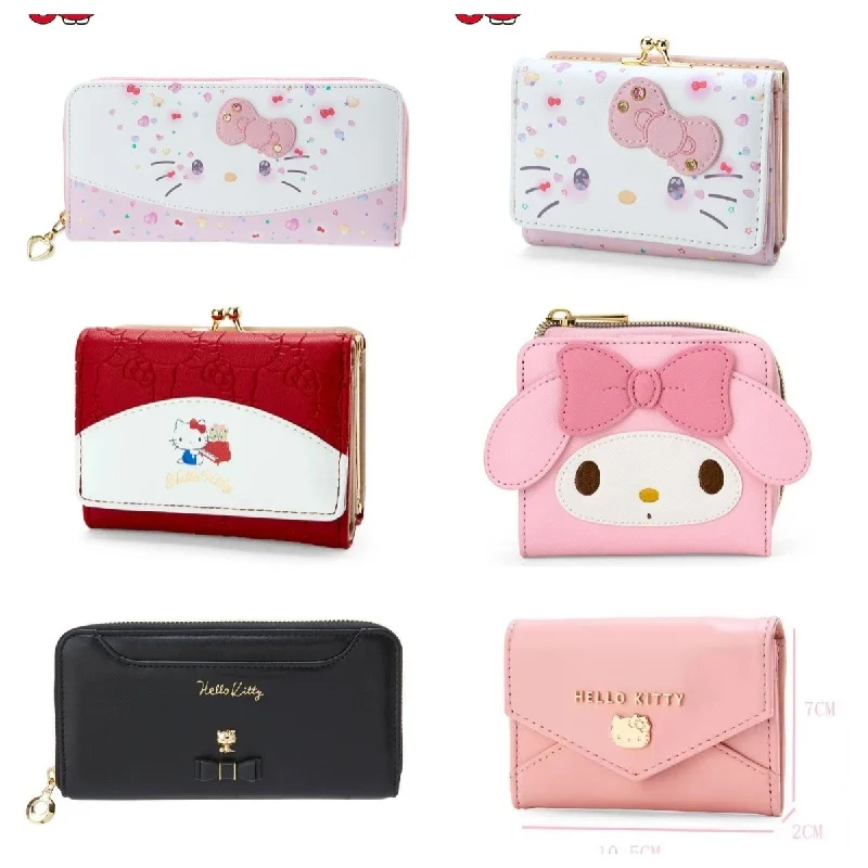Hello Kitty кошелек из искусственной кожи, брелки Kuromi, женский клатч Cinnamoroll, карманная книжка My Melody, помпон, Purin, кошелек для монет для девочек
Hello Kitty кошелек из искусственной кожи, брелки Kuromi, женский клатч Cinnamoroll, карманная книжка My Melody, помпон, Purin, кошелек для монет для девочек