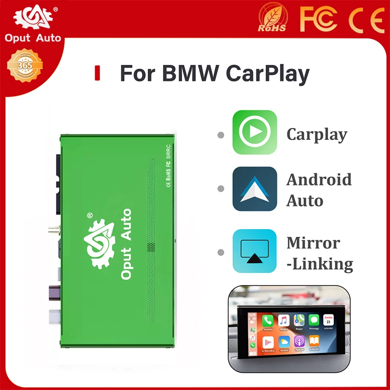 CarPlay Wireless Apple Car Play Android Auto Mirroring Interface for BMW EVO CCC CIC NBT E90 F20 F30 X5 E70 X3 X1 Coupe 
CarPlay Wireless Apple Car Play Android Auto Mirroring Interface for BMW EVO CCC CIC NBT E90 F20 F30 X5 E70 X3 X1 Coupe