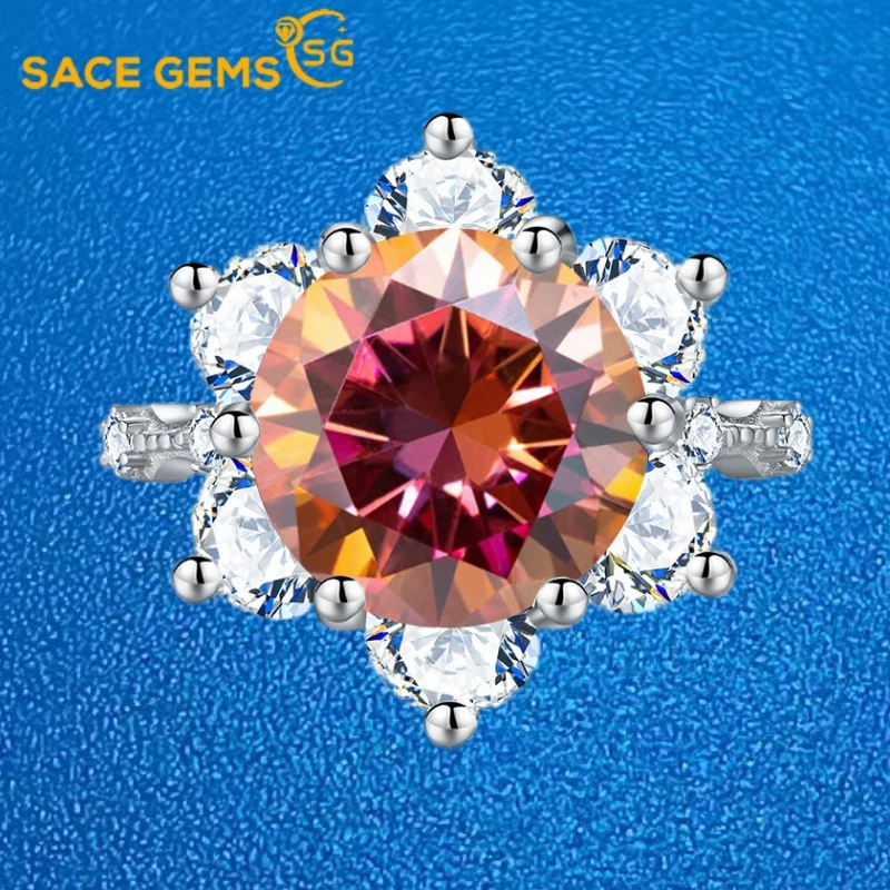 SACEGEMS GRA Certified D Color 5ct Moissanite 925Sterling Silver Plated with 18k White Gold Drop Earrings for Women Fine Jewelry
SACEGEMS GRA Certified D Color 5ct Moissanite 925Sterling Silver Plated with 18k White Gold Drop Earrings for Women Fine Jewelry