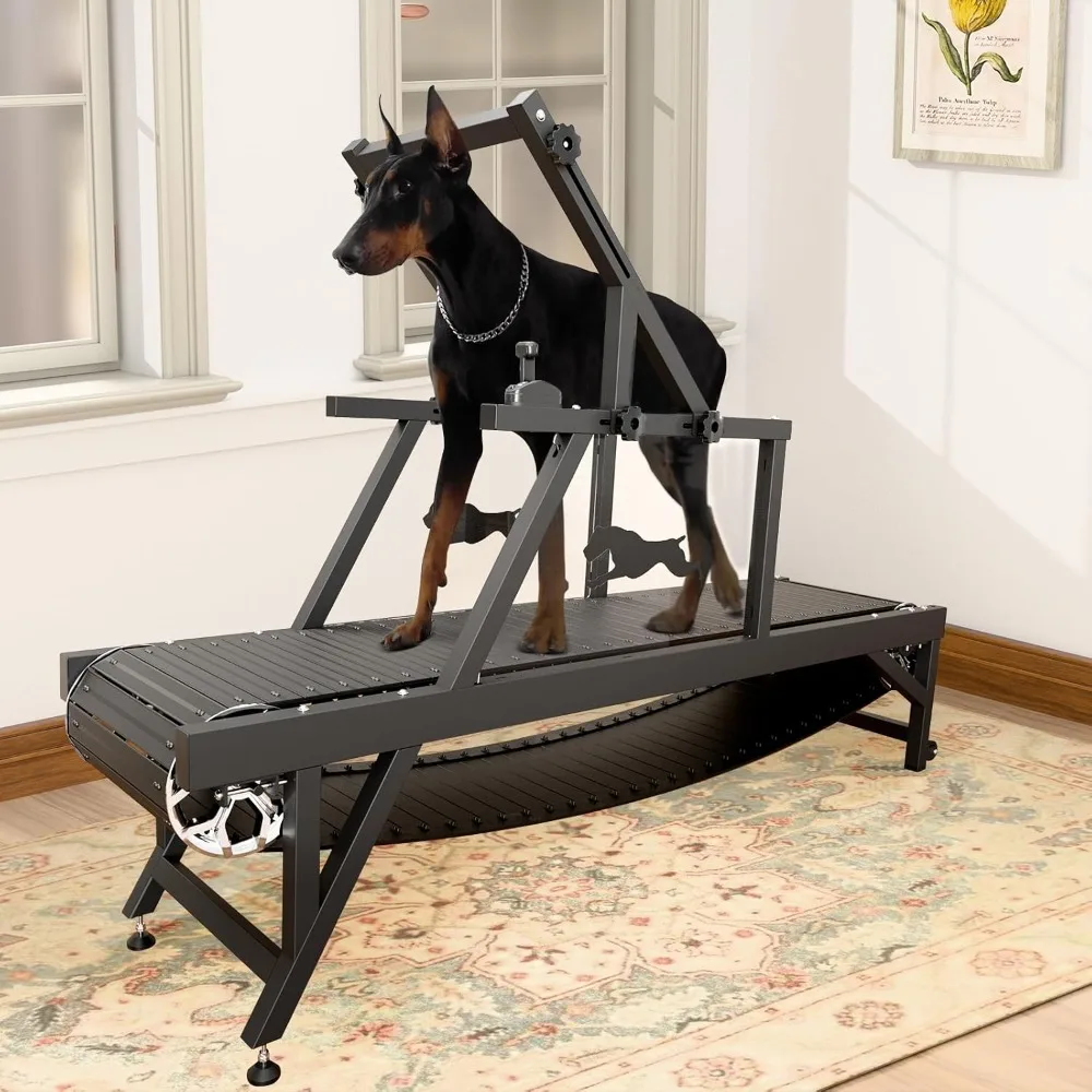 Dog Slat Mill for Large/Medium Dogs with Brake & Plastic Track, for Dogs to Keep Active and Fit, Up to 250LBS(Large)
Dog Slat Mill for Large/Medium Dogs with Brake & Plastic Track, for Dogs to Keep Active and Fit, Up to 250LBS(Large)
