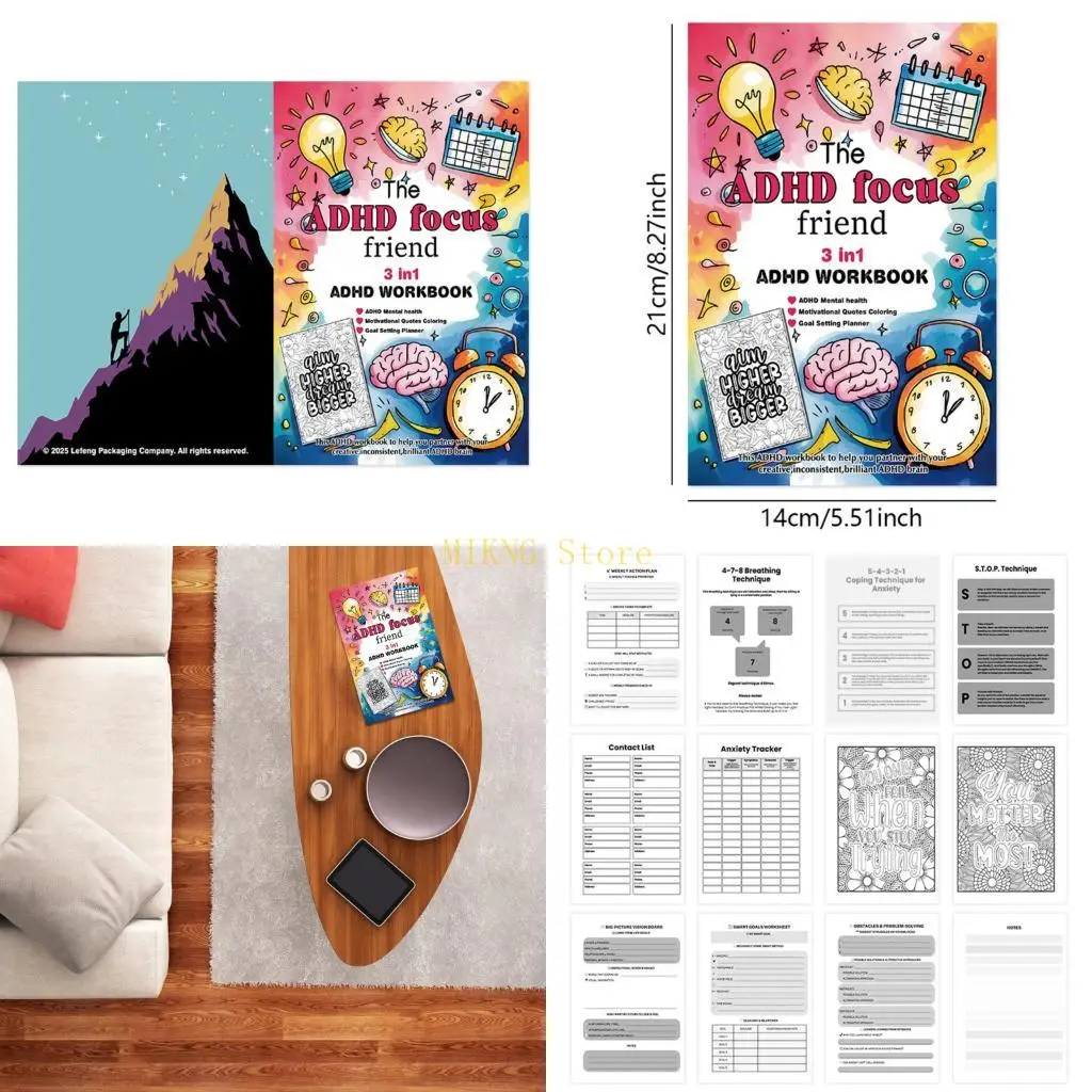 Portable Therapeutic Workbook Mental Health Tracking Planner Coloring Therapeutic Pages and Goal Strategy Planner best sale
Portable Therapeutic Workbook Mental Health Tracking Planner Coloring Therapeutic Pages and Goal Strategy Planner best sale