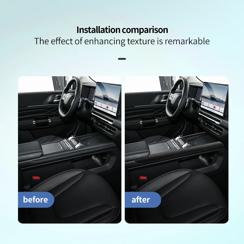Suede Interior Covering Layer For Tank 300 2025 Trim Upgrade Accessories, Decorative Strips on Both Sides of the Center Console
Suede Interior Covering Layer For Tank 300 2025 Trim Upgrade Accessories, Decorative Strips on Both Sides of the Center Console
