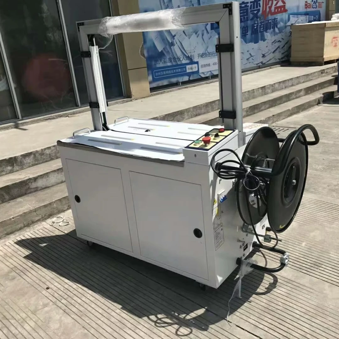 Chinese Supplied New Design Fully Automatic Strapping Machine for Carton Box PP Belt Carton Box Packing Machine
Chinese Supplied New Design Fully Automatic Strapping Machine for Carton Box PP Belt Carton Box Packing Machine