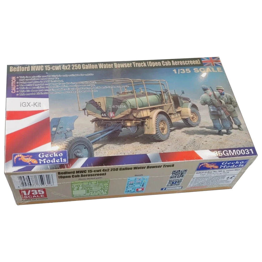 Gecko 35GM0031 1/35 MWC 15-cwt 4x2 200 галлонов Водяной Боуэр Грузовик Автомобиль Хобби Строительная игрушка для рукоделия Пластиковая сборка Модель Комплект
Gecko 35GM0031 1/35 MWC 15-cwt 4x2 200 галлонов Водяной Боуэр Грузовик Автомобиль Хобби Строительная игрушка для рукоделия Пластиковая сборка Модель Комплект