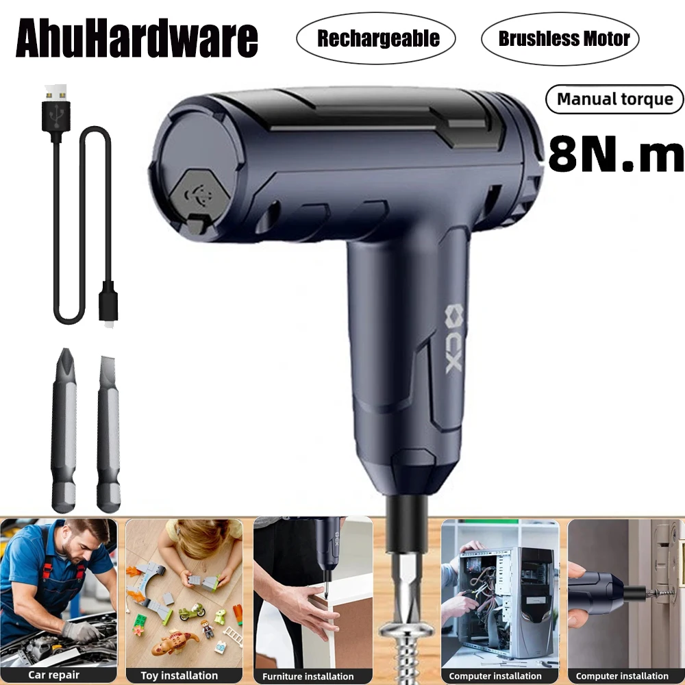 AhuHardware Electric Screwdriver 3.6V 2000mAh 8N.M Torque Electric Screwdriver Household With 12Pcs S2 Screw Bits Mi Home Tools
AhuHardware Electric Screwdriver 3.6V 2000mAh 8N.M Torque Electric Screwdriver Household With 12Pcs S2 Screw Bits Mi Home Tools
