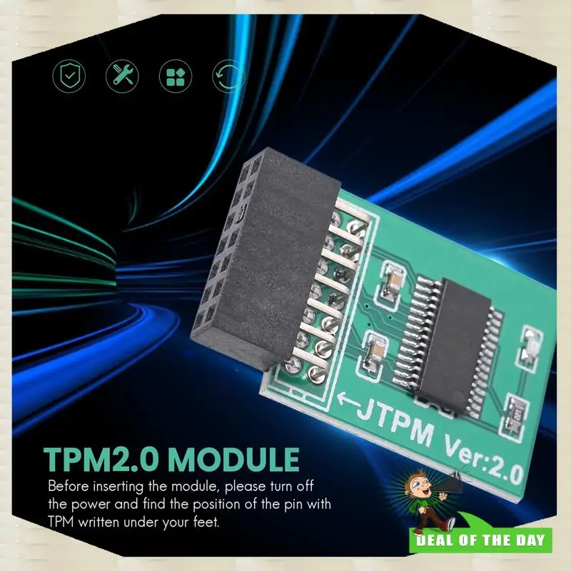 24-часовая доставка TPM 2,0 модуль шифрования безопасности удаленная карта LPC-14PIN модуль 14-контактный LPC для MSI TPM2.0 LPC 14-контактный модуль безопасности Mo
24-часовая доставка TPM 2,0 модуль шифрования безопасности удаленная карта LPC-14PIN модуль 14-контактный LPC для MSI TPM2.0 LPC 14-контактный модуль безопасности Mo