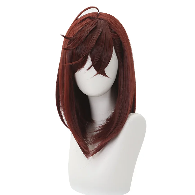 Short Synthetic Wig Dark Red Cosplay Anime Style with Fluffy Bangs Faux Scalp Top Natural Daily Party Costume
Short Synthetic Wig Dark Red Cosplay Anime Style with Fluffy Bangs Faux Scalp Top Natural Daily Party Costume