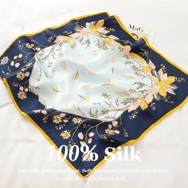 100% Real Silk 53*53cm Office Lady Gift for Her Luxury Foulard Hair Scarf High Quality Decorative Silk Lady Neck Scarf Bandana
100% Real Silk 53*53cm Office Lady Gift for Her Luxury Foulard Hair Scarf High Quality Decorative Silk Lady Neck Scarf Bandana