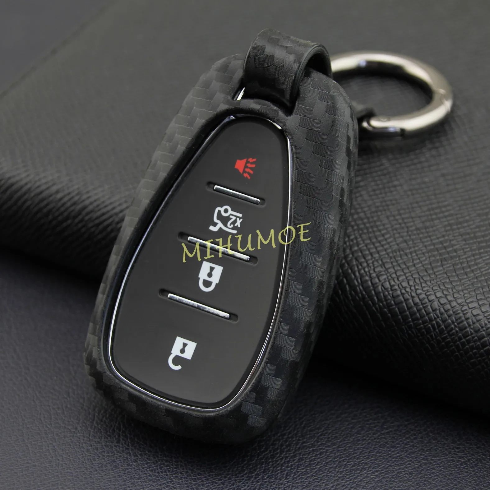 Smart Car Key Fob Case Cover Chain For Chevrolet Malibu Camaro Cruze Blazer Volt Bolt EV Trax Equinox Trailblazer Carbon Fiber
Smart Car Key Fob Case Cover Chain For Chevrolet Malibu Camaro Cruze Blazer Volt Bolt EV Trax Equinox Trailblazer Carbon Fiber