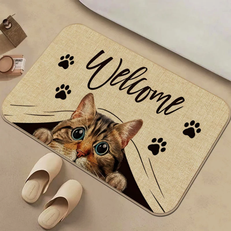 Custom Welcome Doormat For Pet Lovers Custom Photo Text Mat Non Slip Dirt Trapping Durable Indoor Outdoor Home Decor Mat
Custom Welcome Doormat For Pet Lovers Custom Photo Text Mat Non Slip Dirt Trapping Durable Indoor Outdoor Home Decor Mat